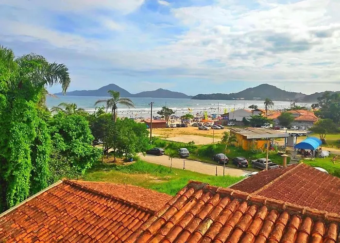 Lindo apê 1 min a pé da areia da Praia Grande-O mais perto! com Varanda Ubatuba